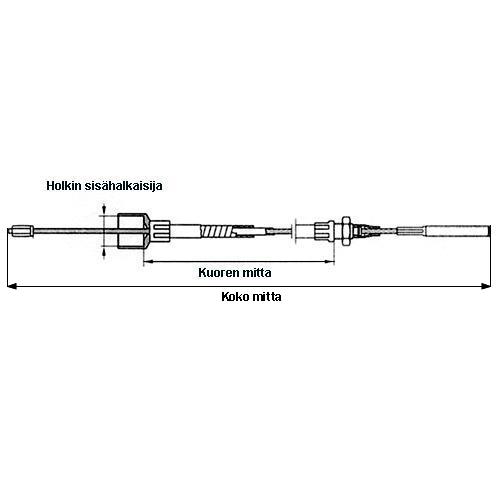 Jarruvaijeri AL-KO/BPW 830mm