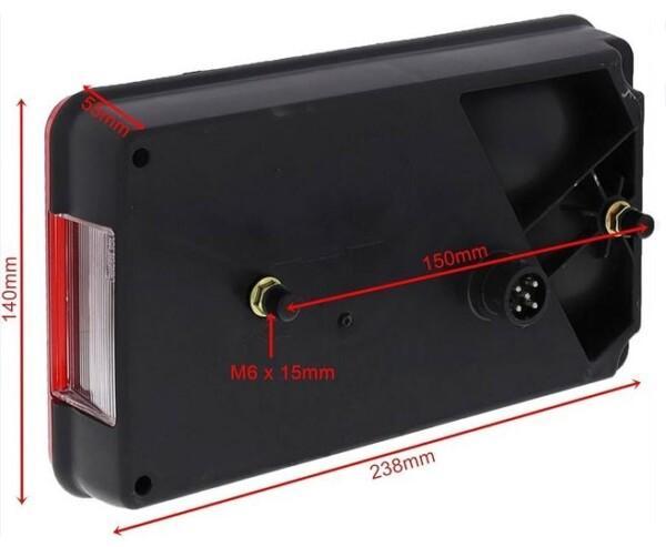 ASPÖCK MULTIPOINT 5 led/polttimo vasen - Image 2
