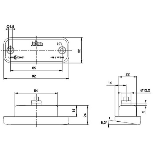 JOKON led rek.kilvenvalo 9-32V - Image 2