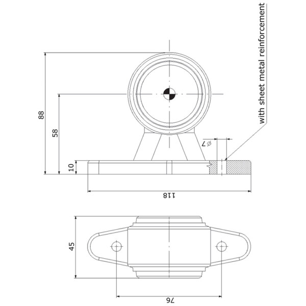 LED ÄÄRIVALO PUN/VALK 12-30V - Bild 3