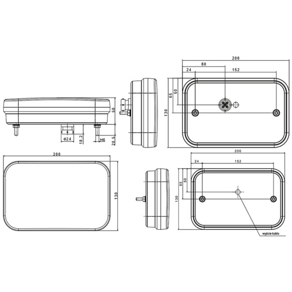 LED-TAKAVALO 12-15V VASEN - Image 2