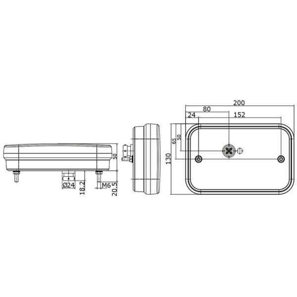 LED-TAKAVALO 12-15V VASEN - Image 2