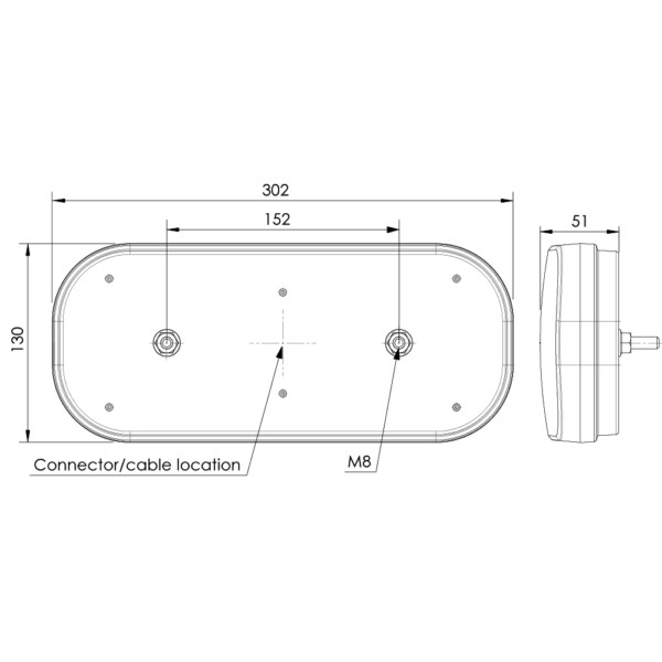 LED-TAKAVALO 12-36V VASEN - Image 3