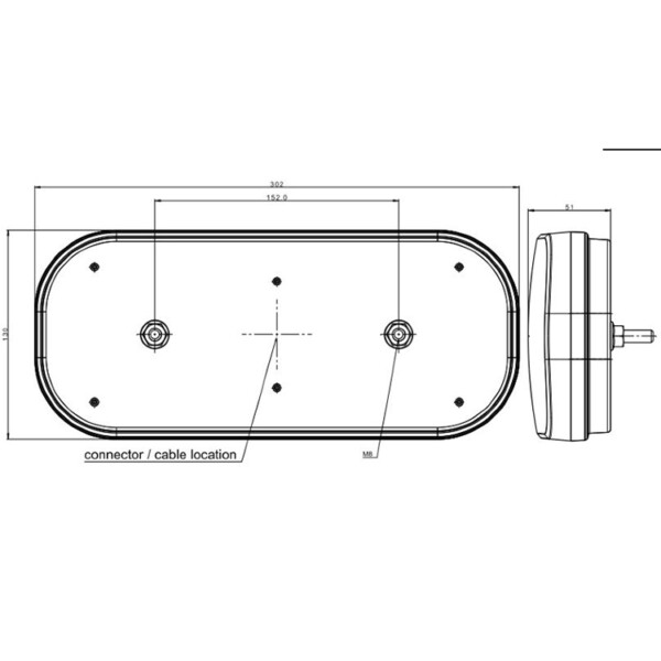 Led takavalo FT-610 vasen - Bild 3