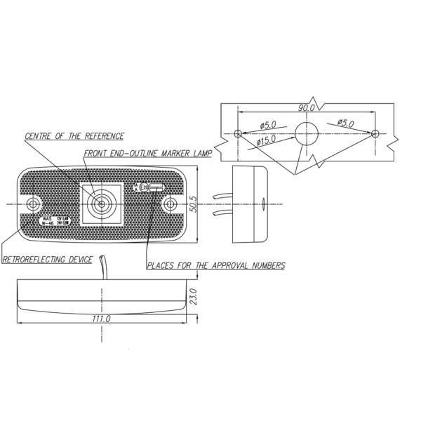 LED ETUVALO VALK. 12-24V - Image 2