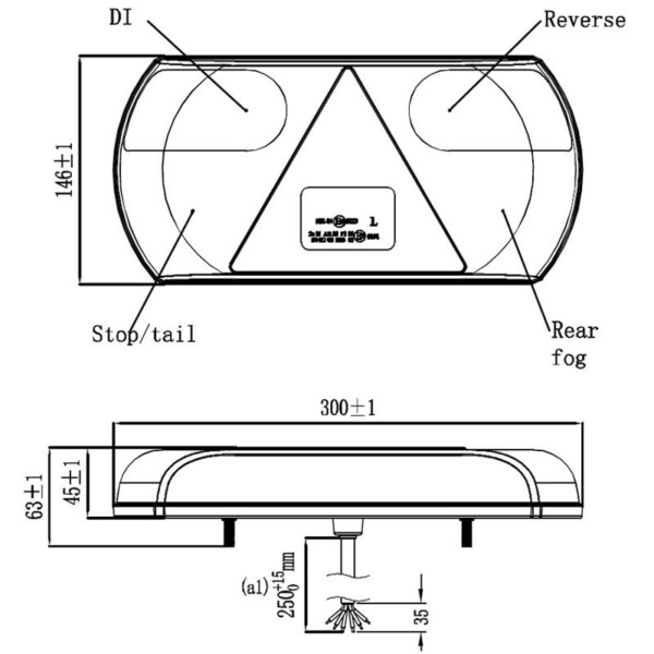 LED TAKAVALO 12-30V VASEN - Bild 3