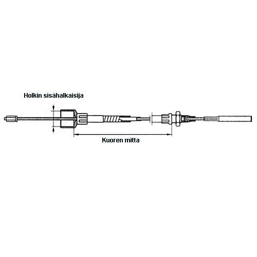 Jarruvaijeri KNOTT 2630mm